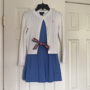 Girls dress and sweater